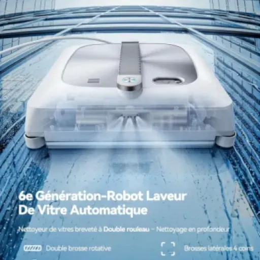 Avis Robot Laveur de Vitre Keero W56S : un modèle 6e génération très équipé mais perfectible
