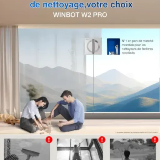 Avis ECOVACS WINBOT W2 Pro : le robot lave-vitres pensé pour les grandes baies vitrées