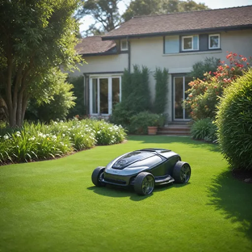 Performance et innovation du robot tondeuse Husqvarna pour pelouses jusqu'à 1 000 m²