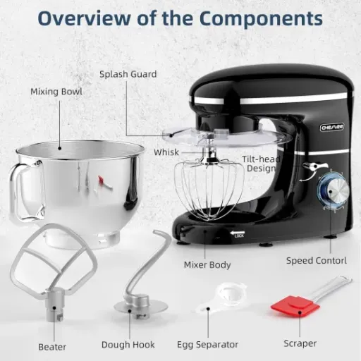 Test CHeflee Robot Pâtissier 2000W : un gros moteur pas cher, mais avec quelques limites