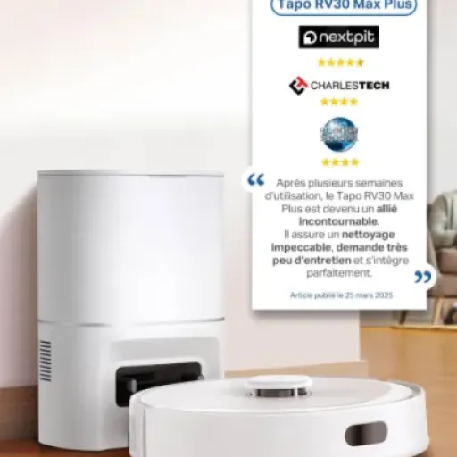 Test Tapo RV30Max Plus : un robot aspirateur/laveur sérieux, surtout si tu détestes passer l’aspirateur