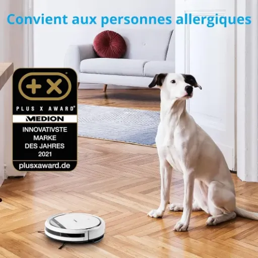 Test MEDION E32 SW : le robot aspirateur simple, sans appli, qui fait le job sans chichis