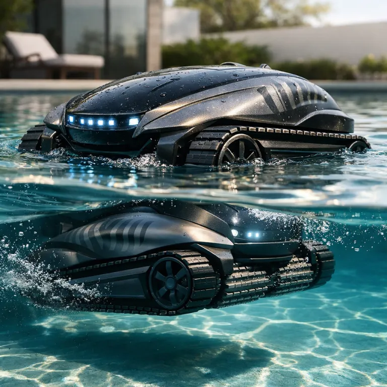 Robot piscine Tiger Shark : l’allié haut de gamme pour un bassin sans effort