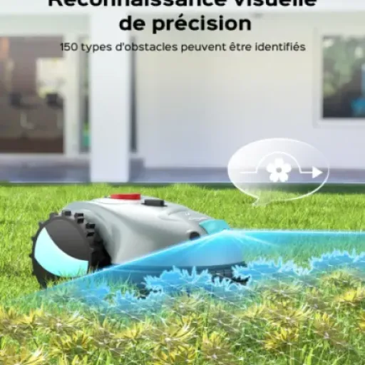 Test Yardcare V100 : le petit robot tondeuse sans fil périphérique qui fait (presque) tout tout seul