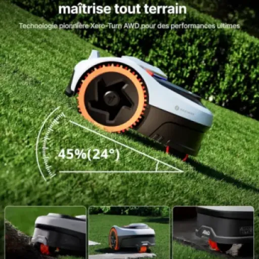 Test Segway Navimow i205 AWD : le robot tondeuse sans fil périmétrique pour jardins compliqués