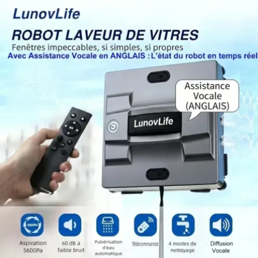 Test Robot Laveur de Vitre LunovLife M83 : il fait le sale boulot à votre place (ou presque)
