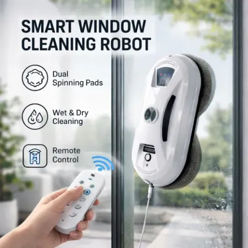 Test Robot Lave-Vitres Ovox R8 : pratique pour les grandes vitres, mais pas magique