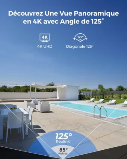 4K Kit Caméra Surveillance PoE, Anti-Vandalisme IK10, NVR 8CH avec Disque Dur 2To, Vision Nocturne Couleur, Détection Personne/Véhicule/Animal, Audio Bidirectionnel, IP67 Résistant, RLK8-800V4
