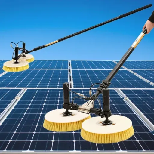 Test Robot de Nettoyage Panneaux Solaires Kindevieft : la grosse brosse qui fait (presque) tout le boulot à ta place