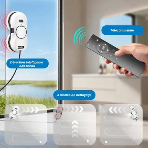 Test Robot Laveur de Vitre Vidattx W17S : pratique pour les grandes vitres, mais loin d’être magique