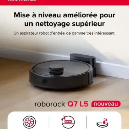 Test roborock Q7 L5 : un robot aspirateur sérieux, surtout pour les poils et les grands espaces