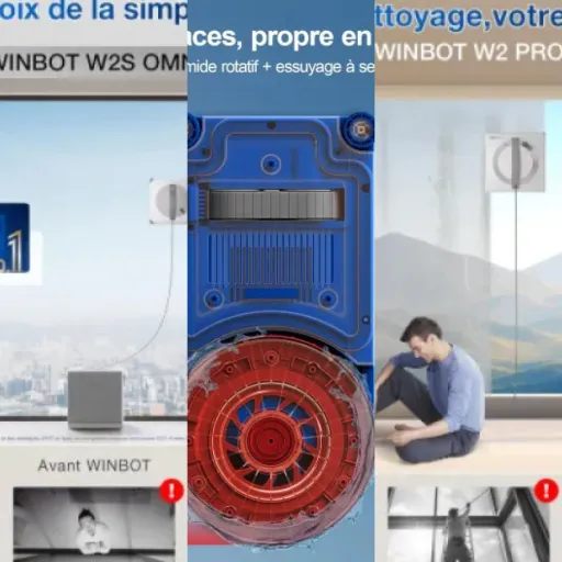 Top Robot lave vitre connecté